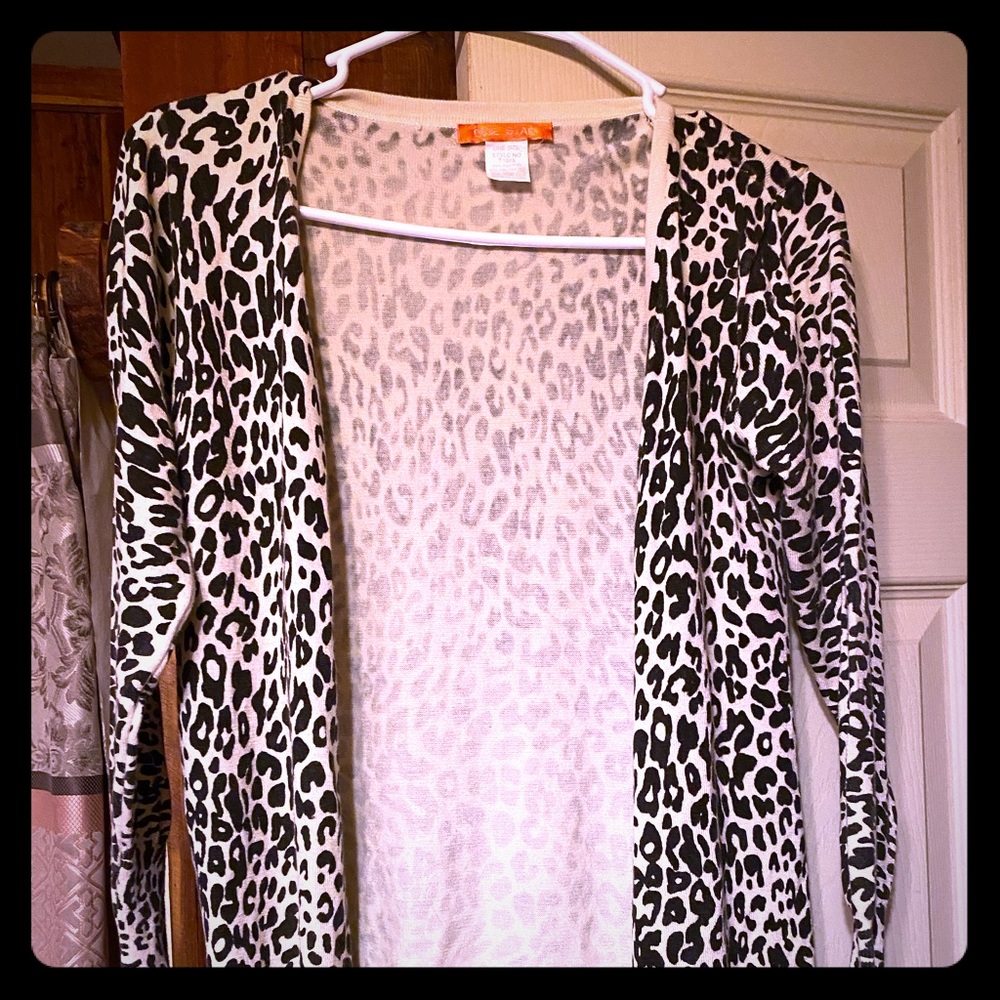 Cheetah cardigan